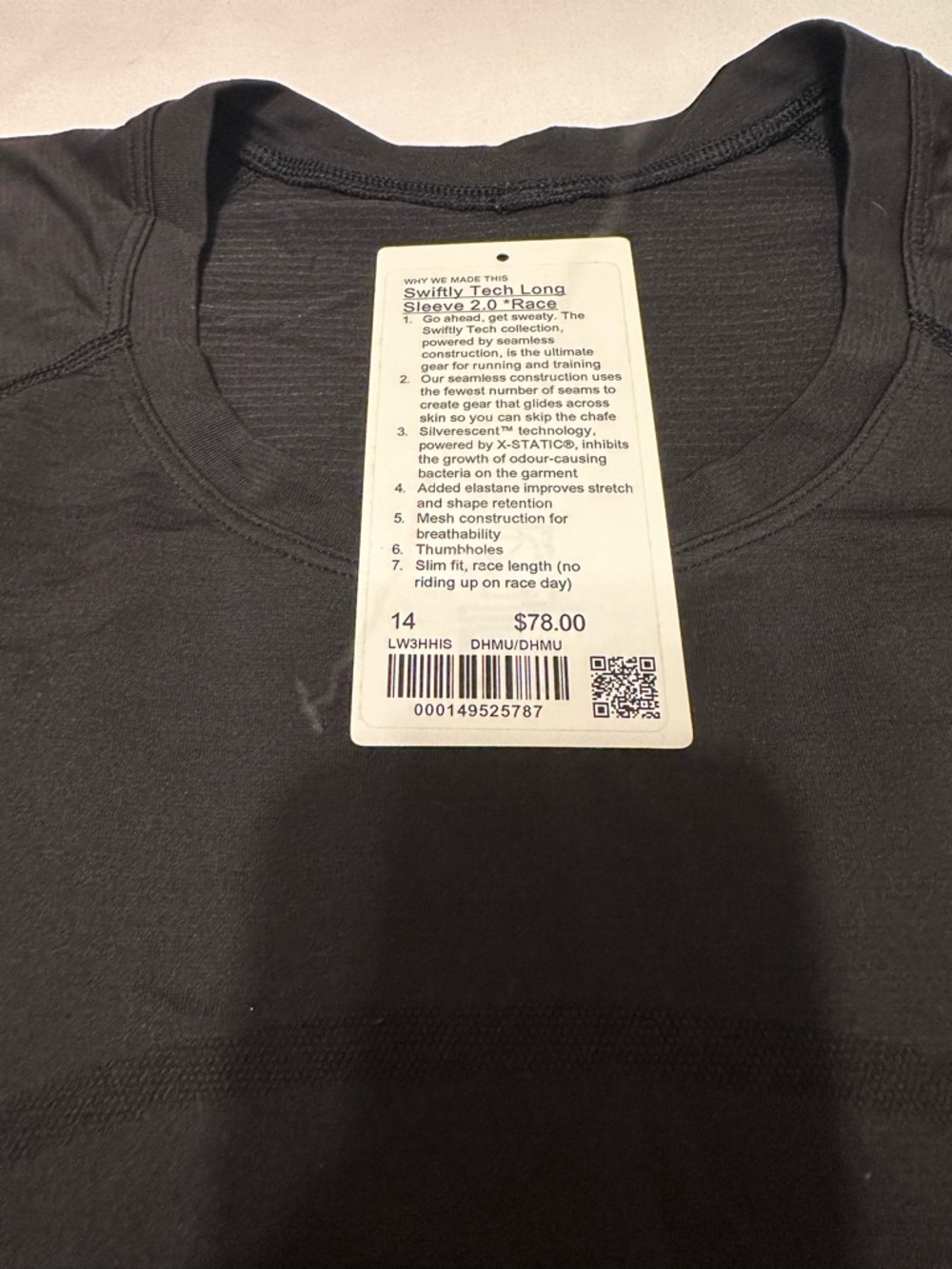 Lululemon Swiftly Tech Long Sleeve 14 - Picture 2 of 3